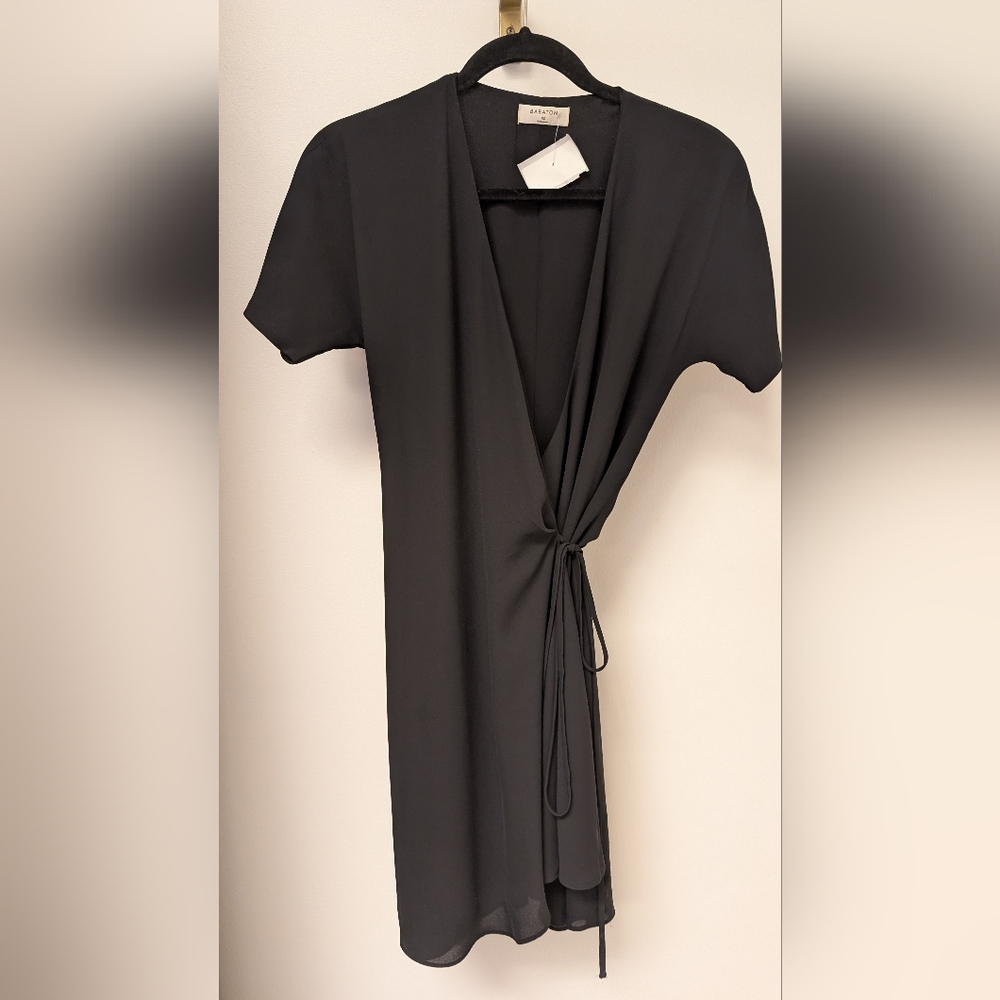 Babaton Black Wrap Dress